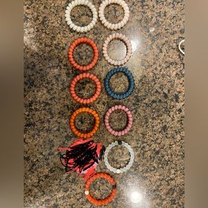 Lokai bracelet and Teleties hair ties lot of 10